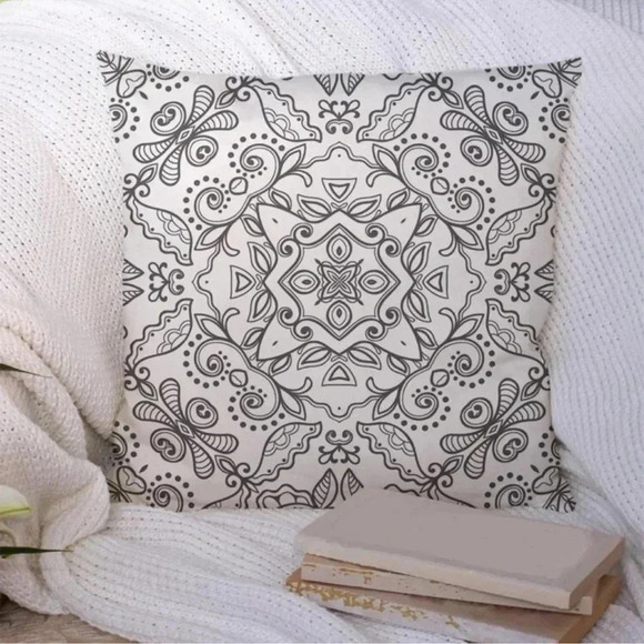 Modern Chabby Chic Accent Pillow Cover - Picture 1 of 5